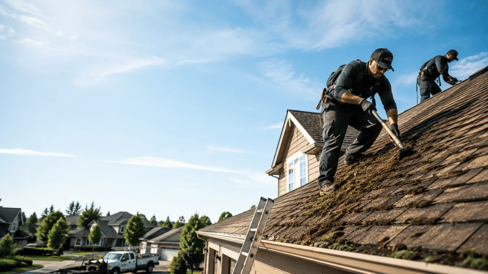 Roof Moss Removal in Kenefic, OK near me